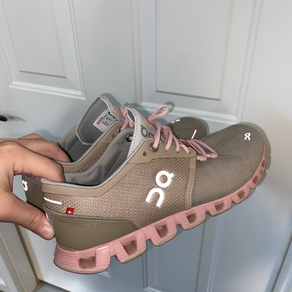 On cloud shoes